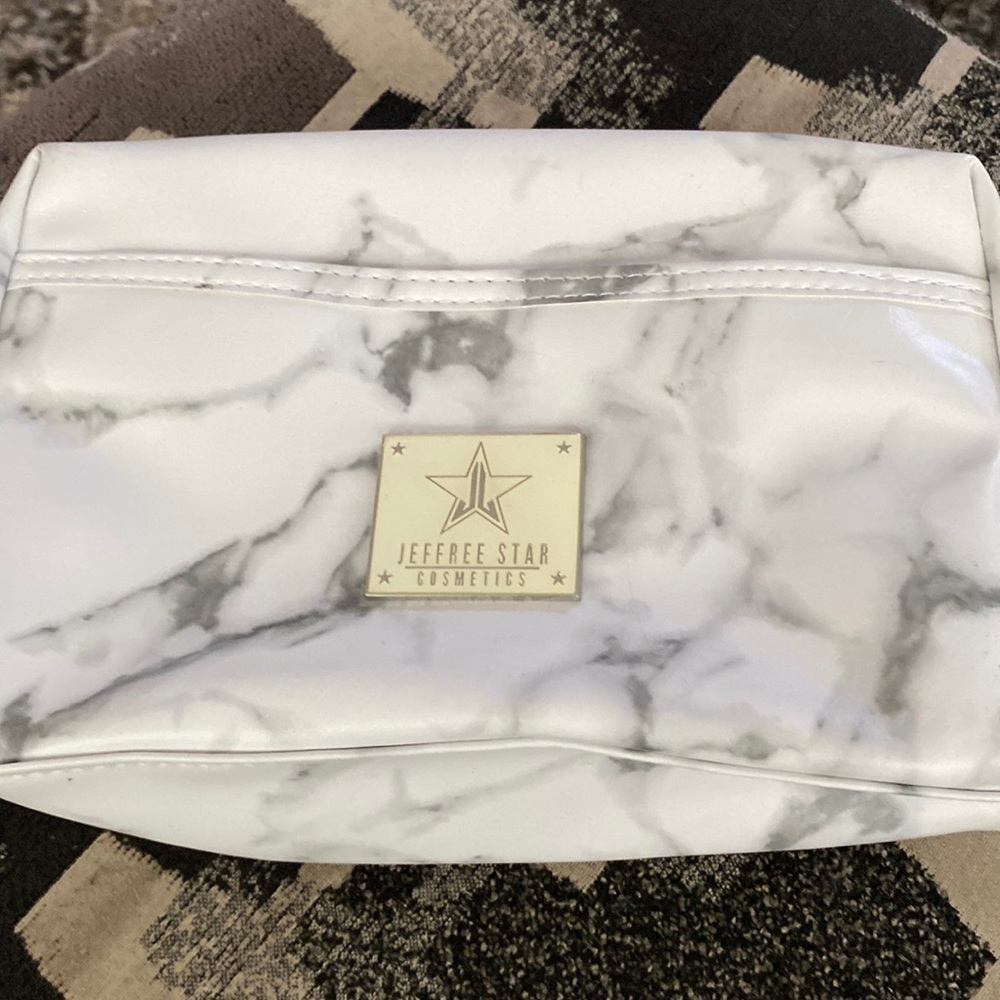 Jeffree Star Cosmetics marble makeup bag
